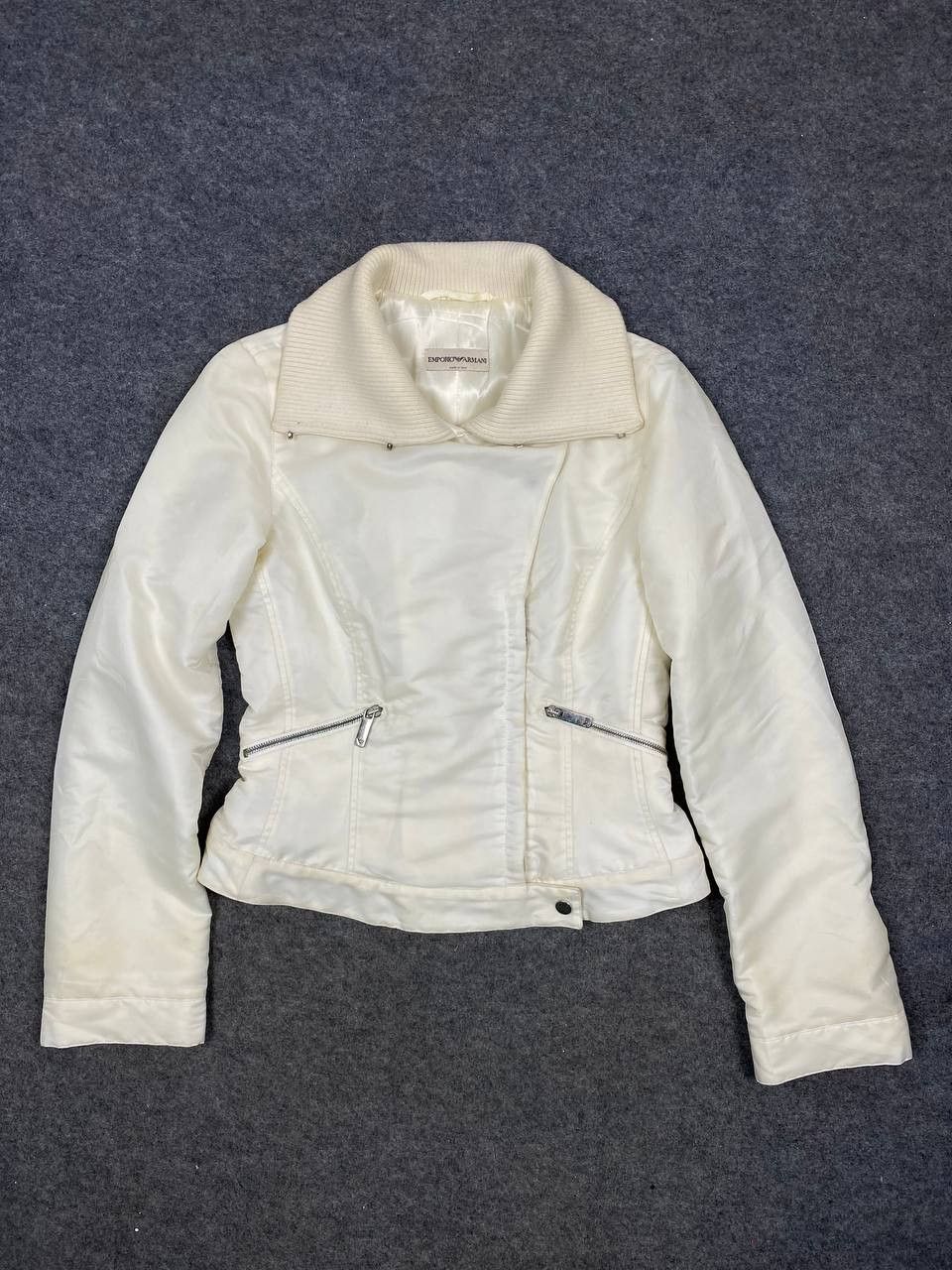 Emporio Armani emporio armani white jacket made in italy nice design Size M / US 6-8 / IT 42-44 - 1 Thumbnail