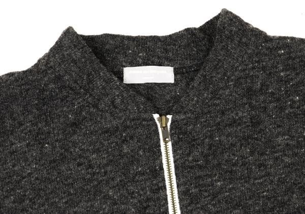 Comme des Garcons Homme Plus Sweater Bicolor zip-up knit blouson Size US M / EU 48-50 / 2 - 3 Thumbnail