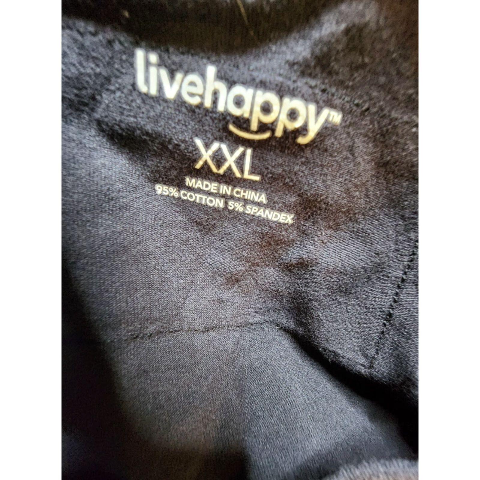 Vintage Live Happy Brand Multiple Languages Mens XXL T Shirt Size US XXL / EU 58 / 5 - 4 Thumbnail