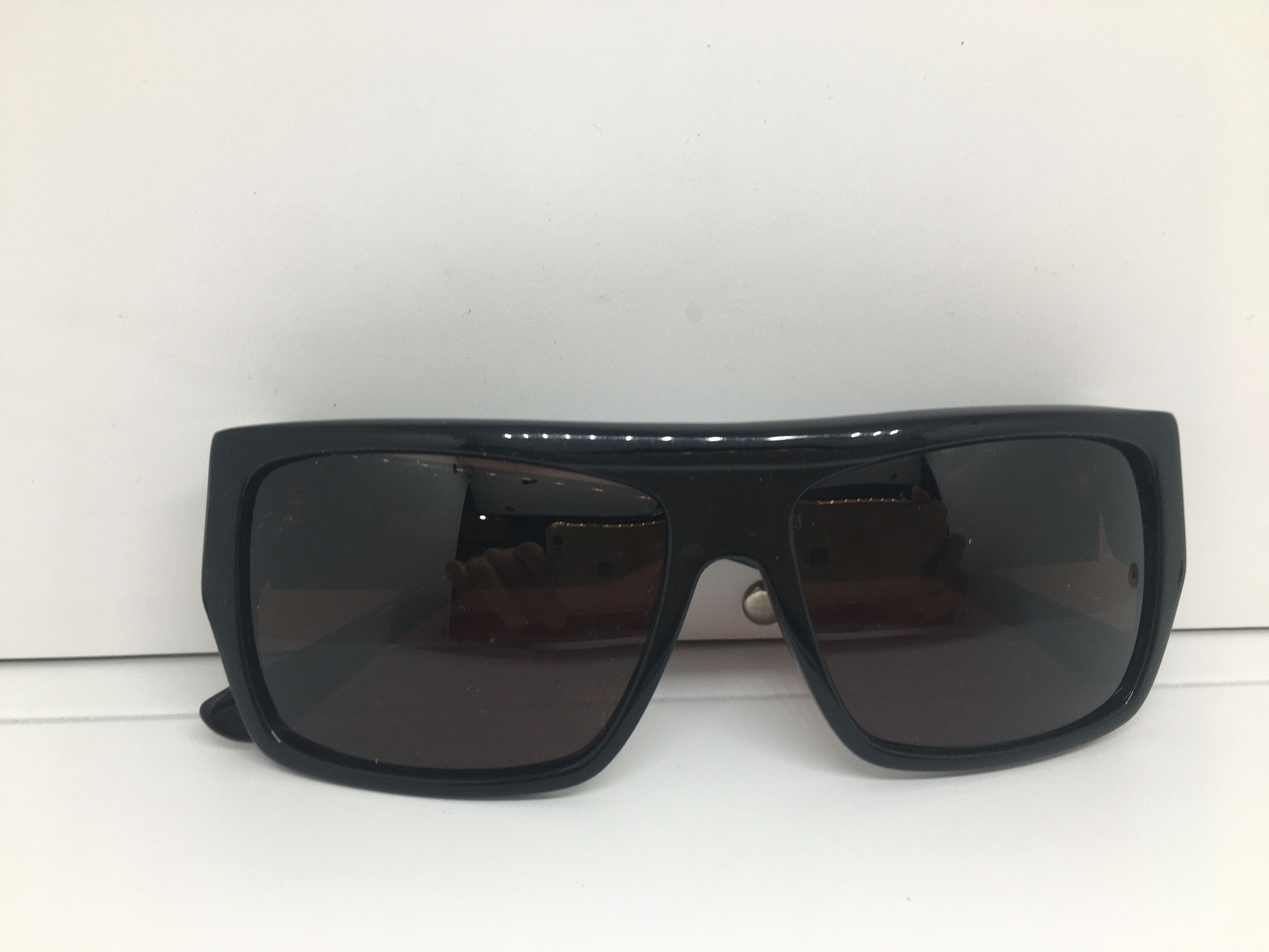 Other Vintage Le Cheuka Black Chunky GENTS Sunglasses ROCKER Size ONE SIZE - 9 Thumbnail