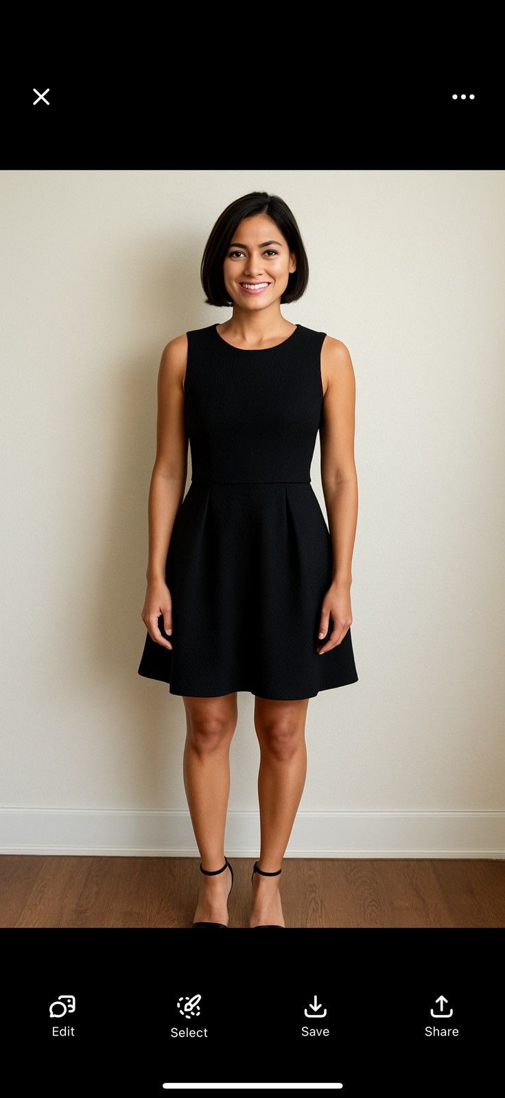 Ganni Ganni Black Textured Mini Dress size Medium Size M / US 6-8 / IT 42-44 - 1 Thumbnail