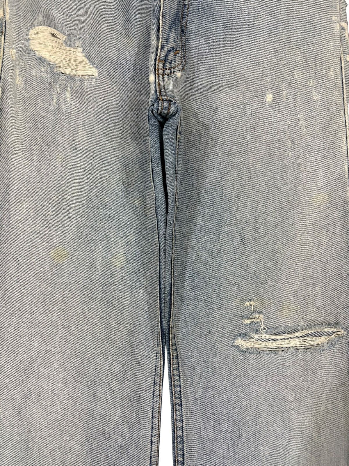 Levi's Vintage 90s Levis 508 Light Wash Distressed Loose Jeans Size US 30 / EU 46 - 5 Thumbnail