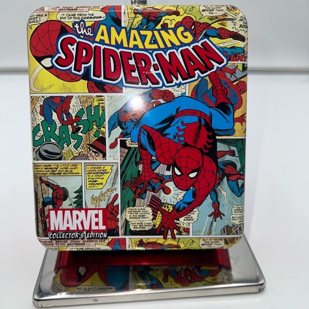 Marvel Comics Marvel Spiderman Comic Strip Wallet in Collectors Tin Size ONE SIZE - 4 Thumbnail