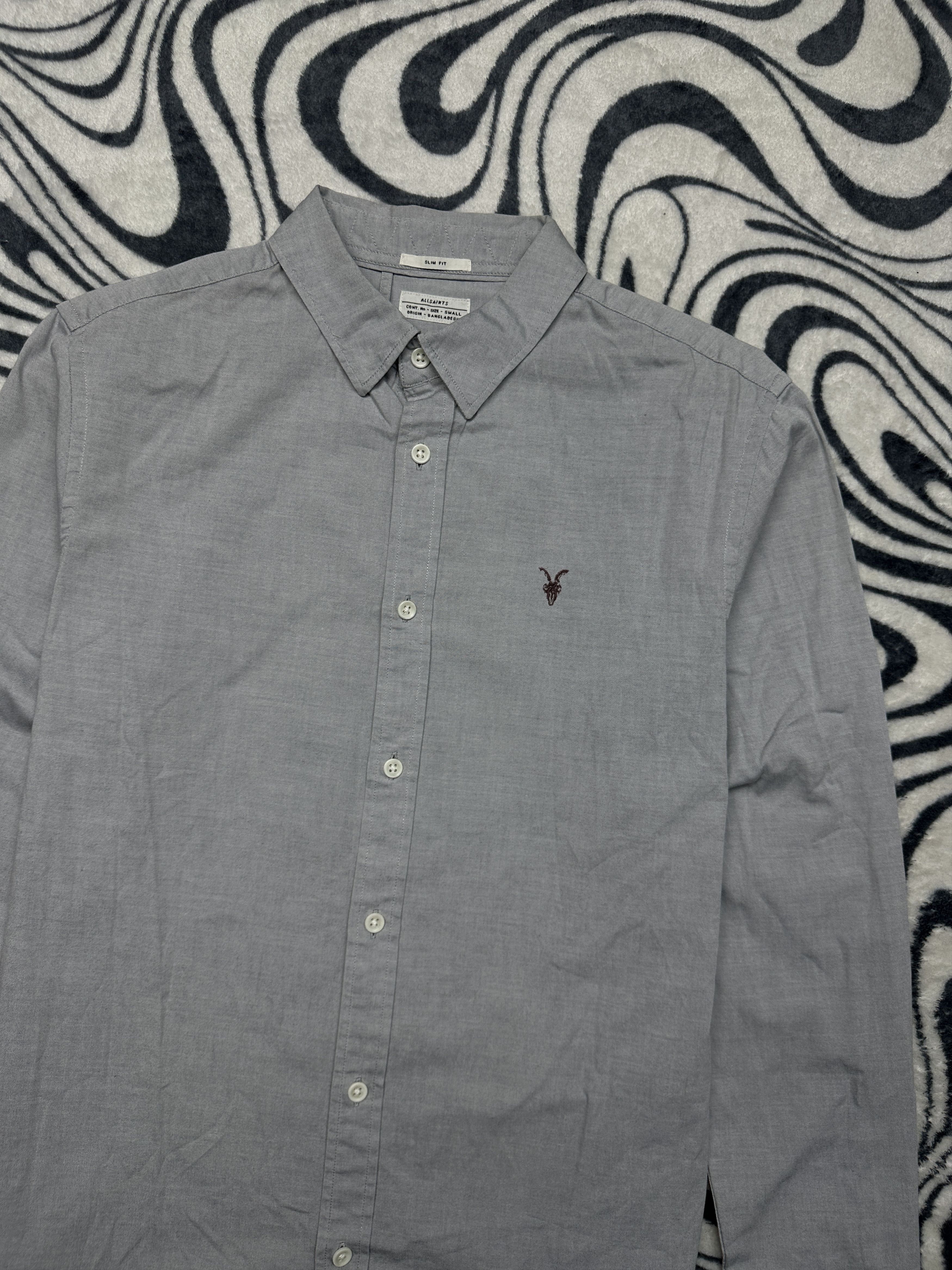 Allsaints Allsaints Mens Redondo Long Sleeve Shirt Size US S / EU 44-46 / 1 - 2 Thumbnail