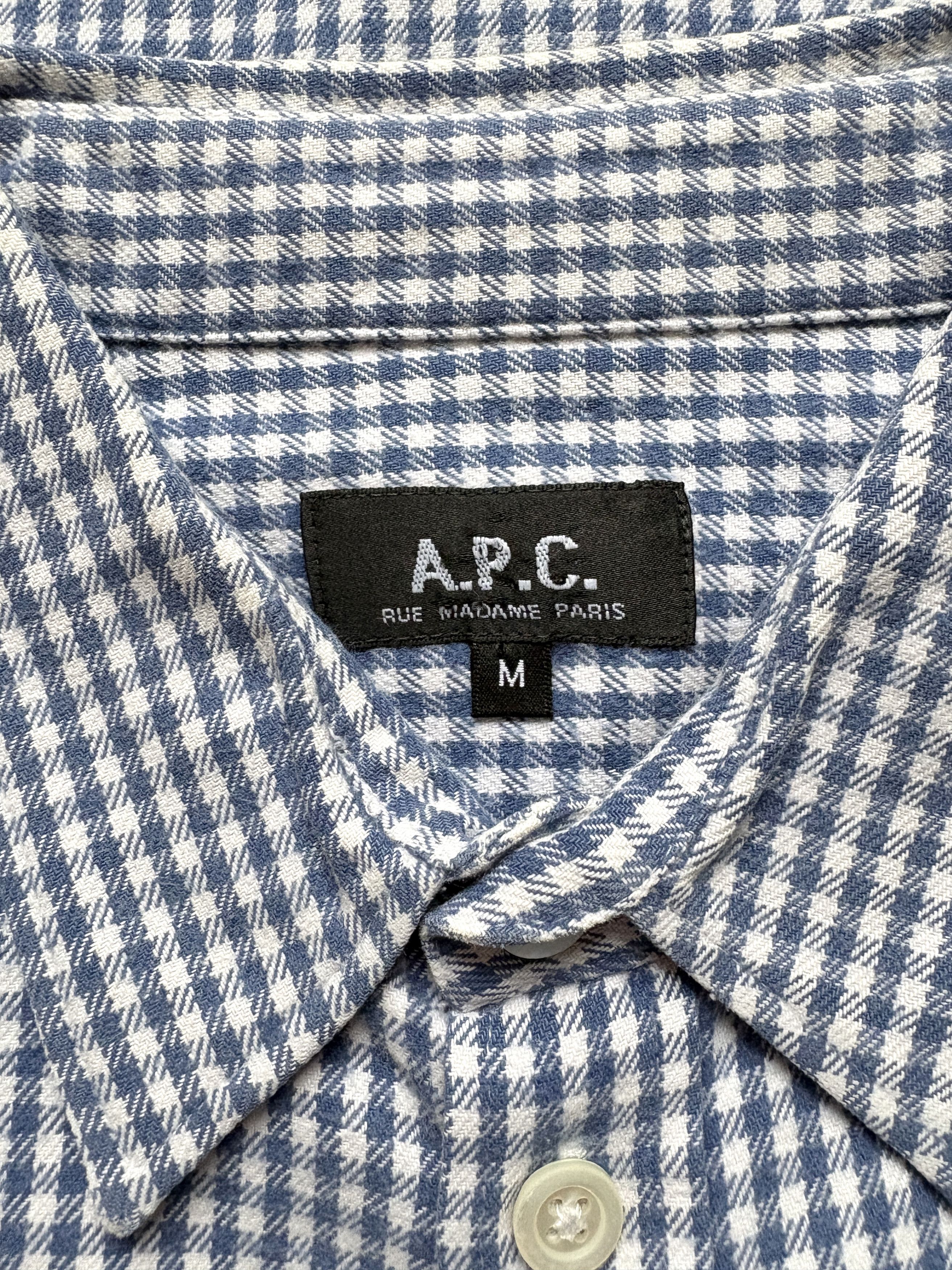 A.P.C. ⚡️QUICK SALE⚡️A.P.C. Checked Flannel Button Up Shirt Size US M / EU 48-50 / 2 - 3 Thumbnail