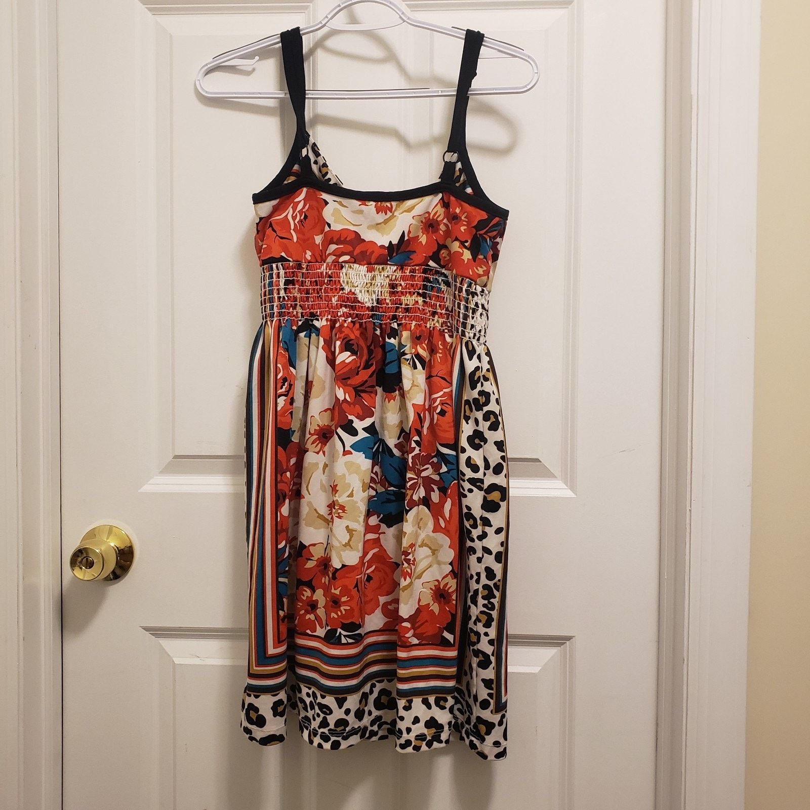 & Other Stories Bailey Blue FloralAdjustable Strap MixedPattern Dress Medium Size M / US 6-8 / IT 42-44 - 4 Thumbnail