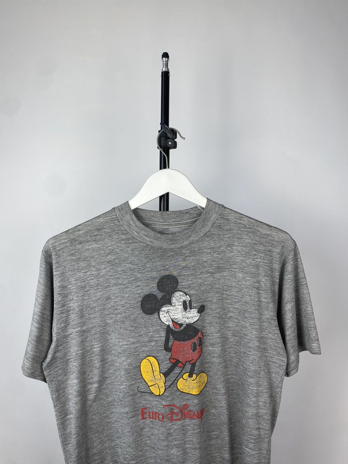 Disney × Vintage Vntg Euro Disney Mickey Mouse Cartoon NumberNine style Tee Size US S / EU 44-46 / 1 - 2 Thumbnail