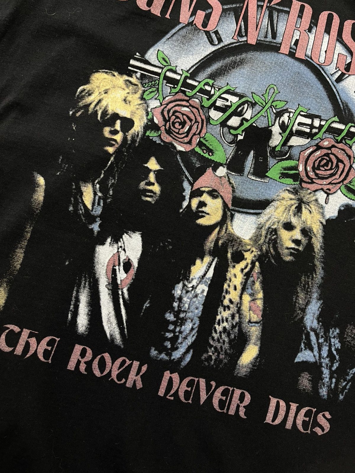 Band Tees Vintage Guns N Roses Tour Reprint Band T-Shirt Size US M / EU 48-50 / 2 - 9 Thumbnail