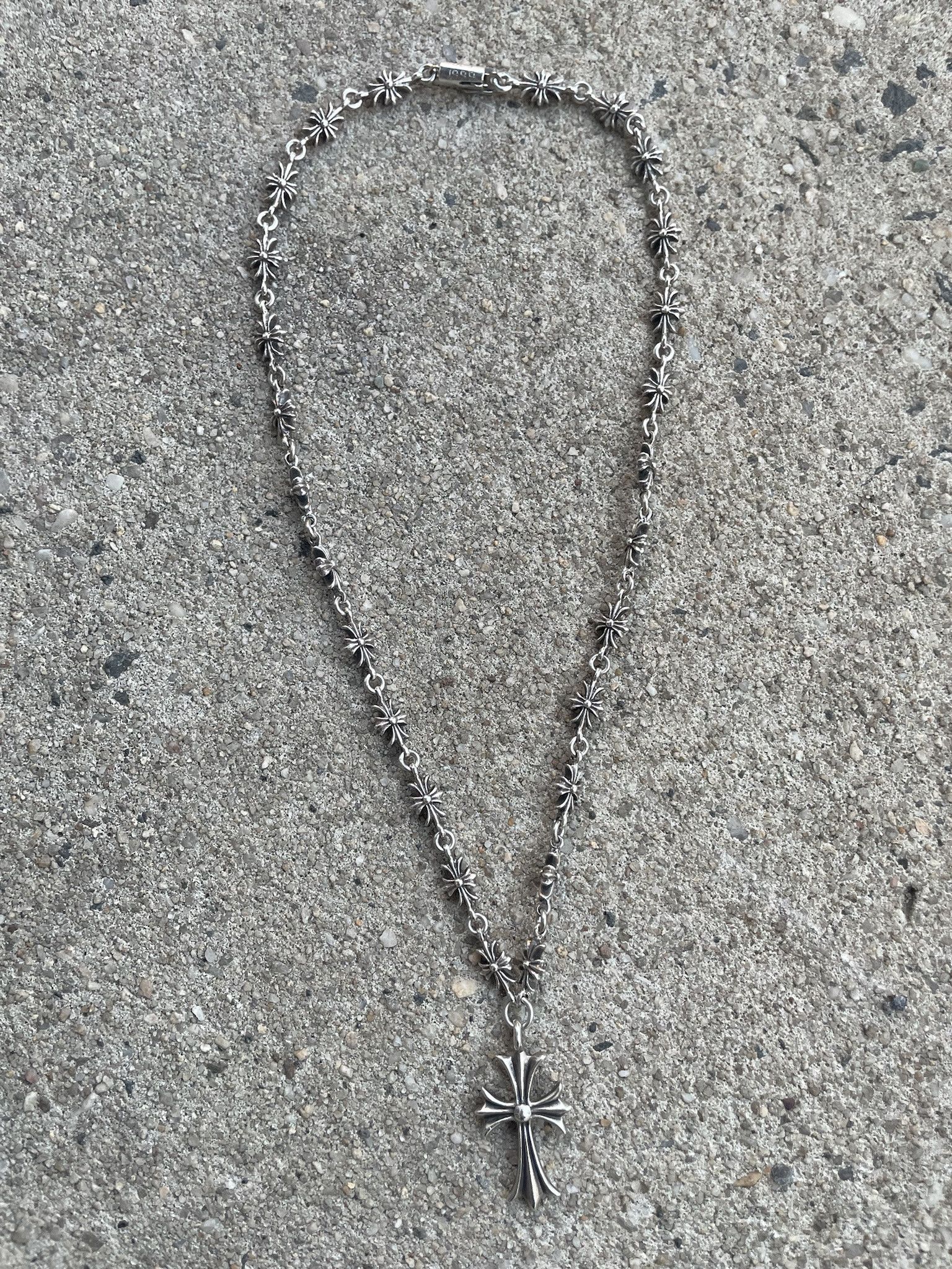 Chrome Hearts Chrome Hearts Tiny E + Tiny Cross Necklace Size ONE SIZE - 1 Thumbnail