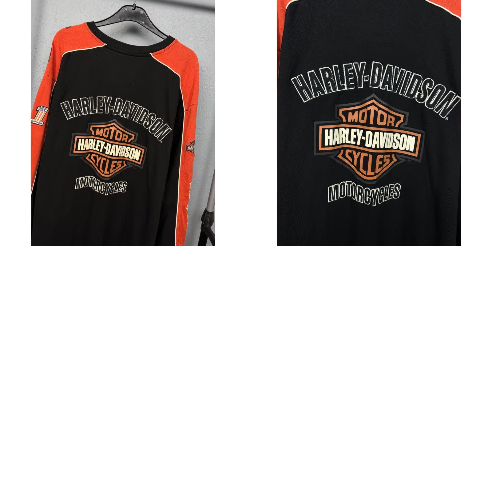 Harley Davidson Harley-Davidson Mens Big Logo Sweatshirt 4XL Sweatshirt Mens Black Logo 90s Motorcycle Biker Mens Size US XXL / EU 58 / 5 - 8 Thumbnail