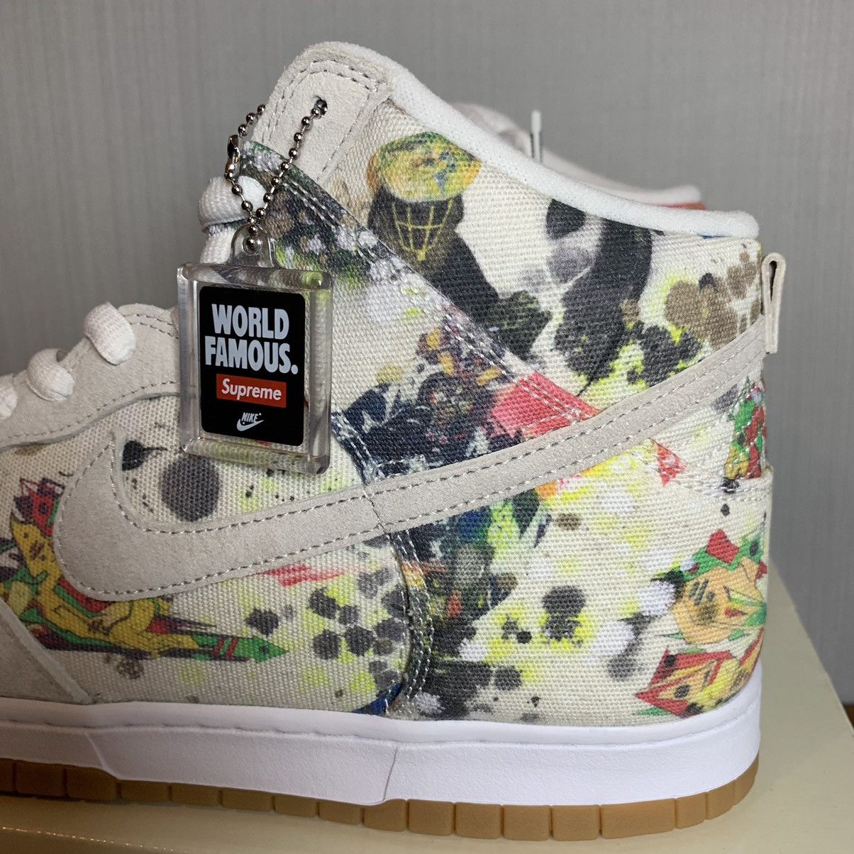 Nike × Supreme Supreme Nike SB Dunk High Rammellzee Size US 11 / EU 44 - 3 Thumbnail