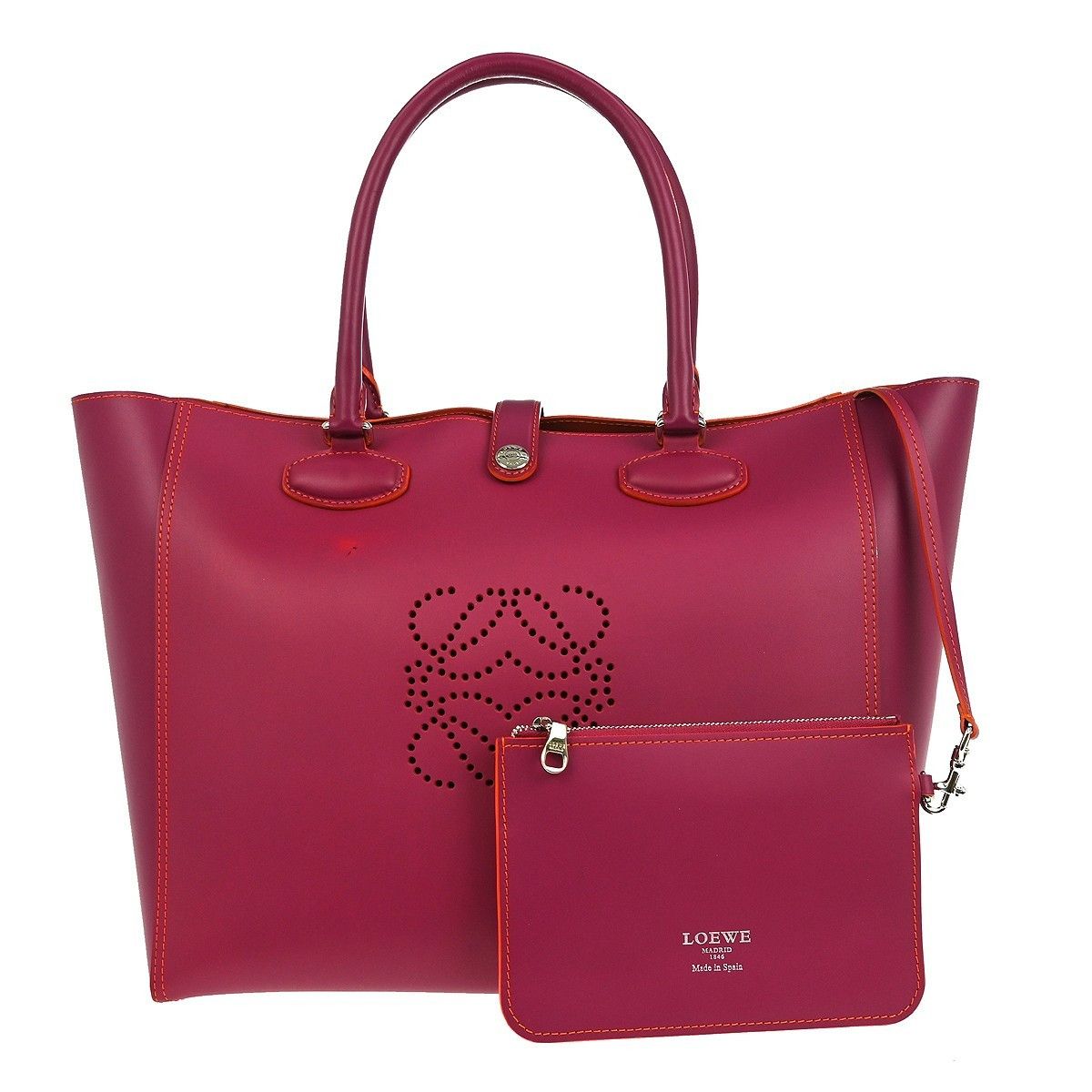 Loewe Loewe Leo Shopper Tote Leather Size ONE SIZE - 1 Thumbnail