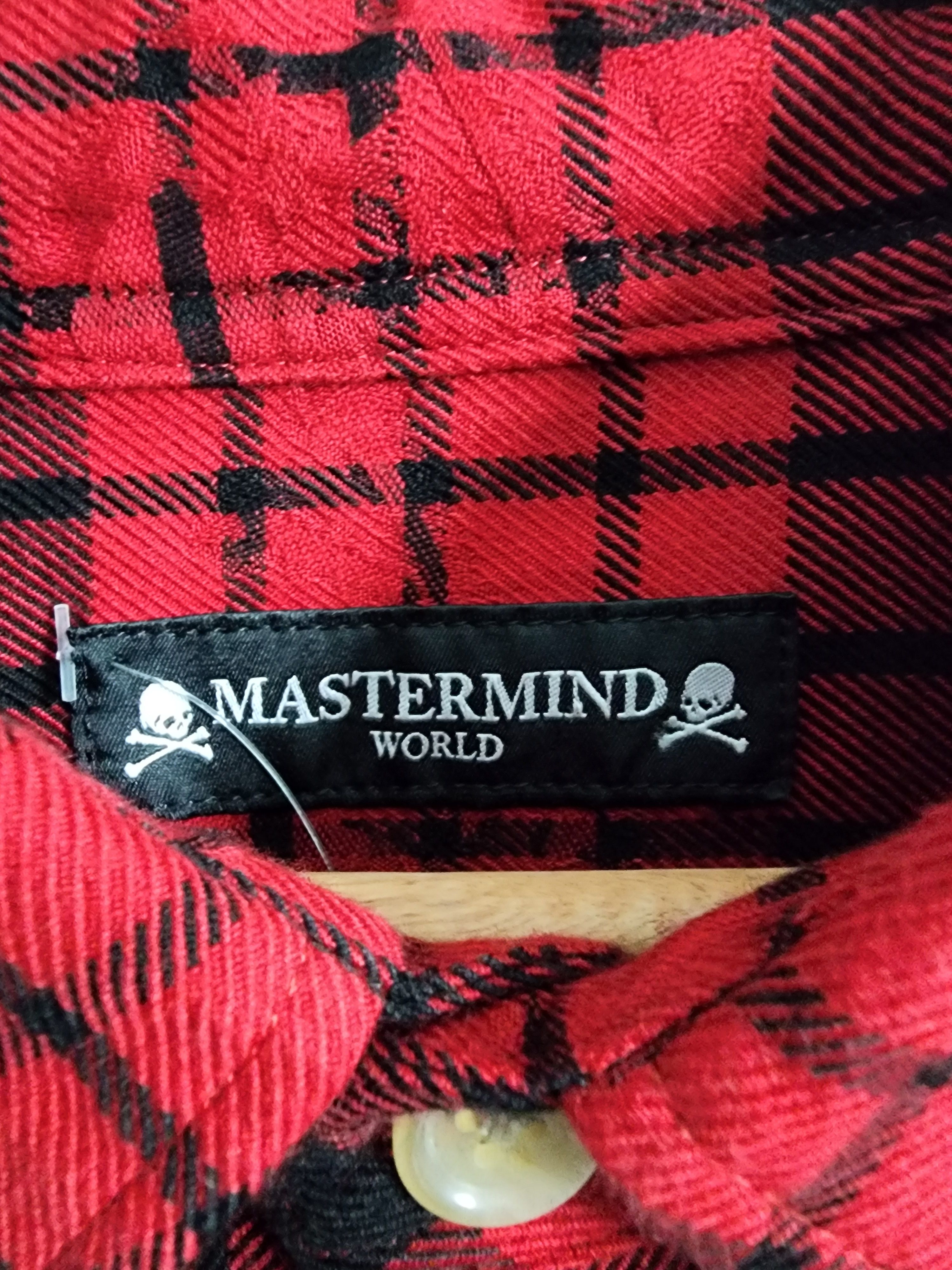 Mastermind Japan Oversized Plaid Shirt Size US XL / EU 56 / 4 - 5 Thumbnail