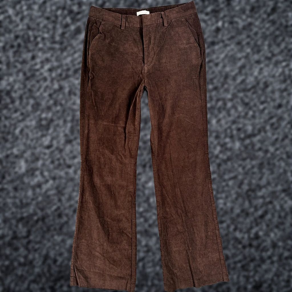 Outerknown Outerknown Corduroy Pants Womens 10 Brown Straight Leg Chino Stretch Organic Size 32" / US 10 / IT 46 - 1 Thumbnail