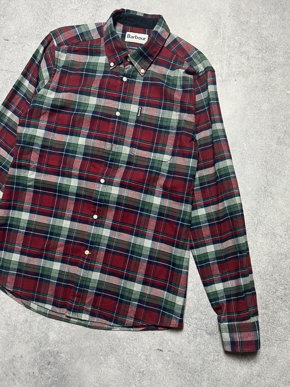 Barbour Barbour Flannel Oxford Check England Shirt Size US M / EU 48-50 / 2 - 3 Thumbnail