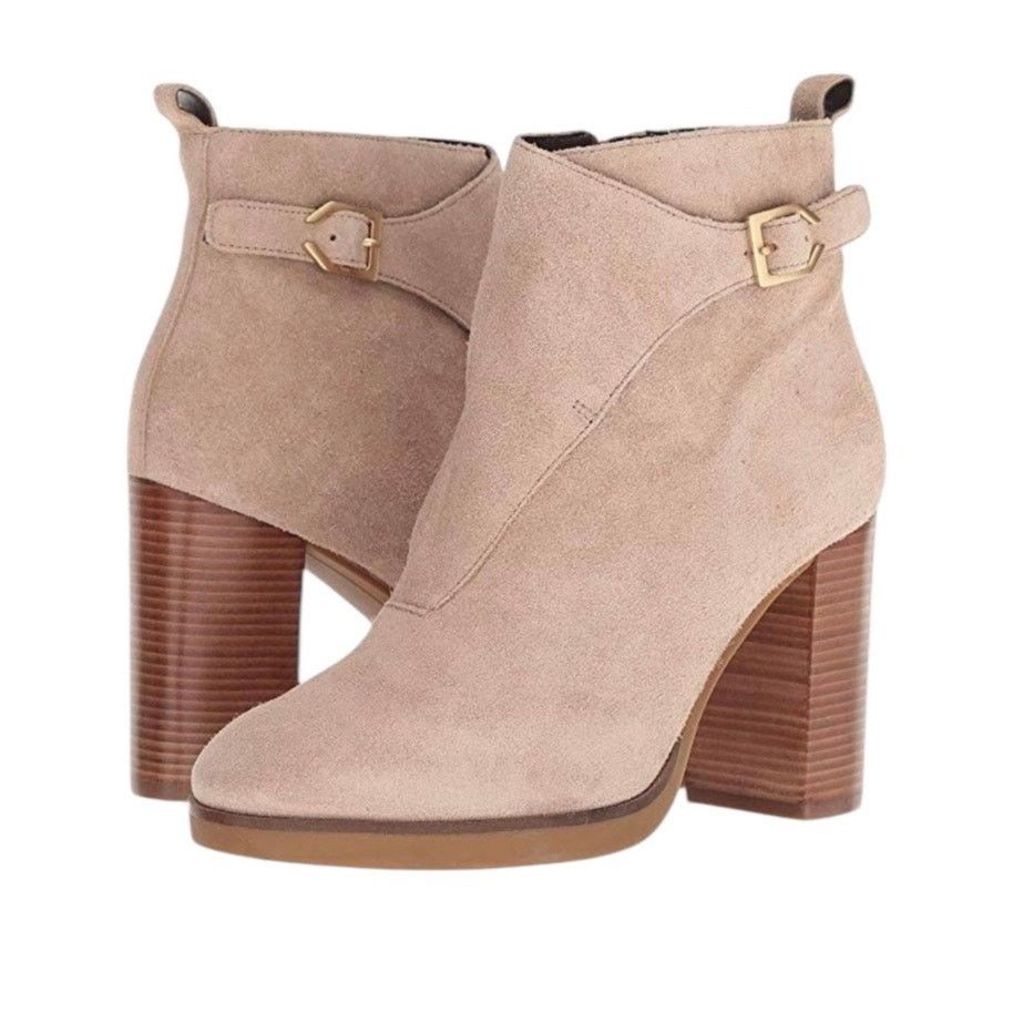 Cole Haan Cole Haan Harrington Grand Riding Taupe Suede Bootie Size 11 Size US 11 / IT 41 - 1 Thumbnail