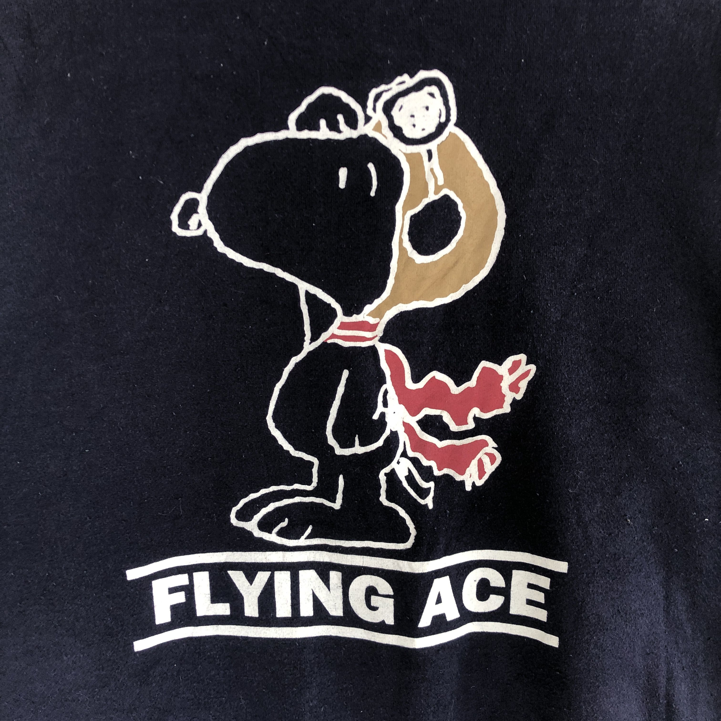 Japanese Brand × Vintage Vintage Y2K Peanut Flying Ace Varsity Sweater Sweatshirt Size XS / US 0-2 / IT 36-38 - 7 Thumbnail
