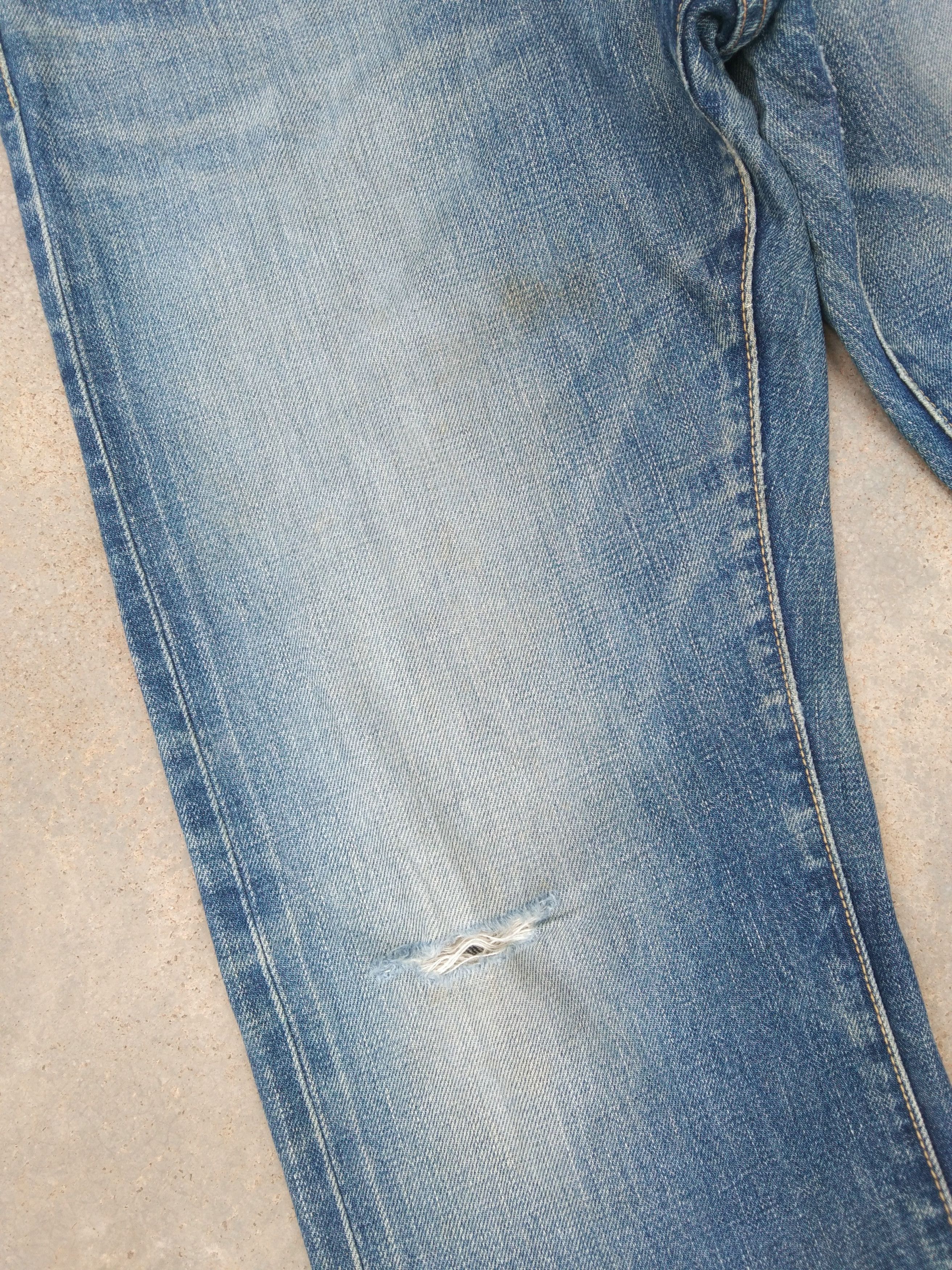 Japanese Brand Vintage Redline Journal Standard Rusty Wash Selvedge Jeans Size US 32 / EU 48 - 5 Thumbnail