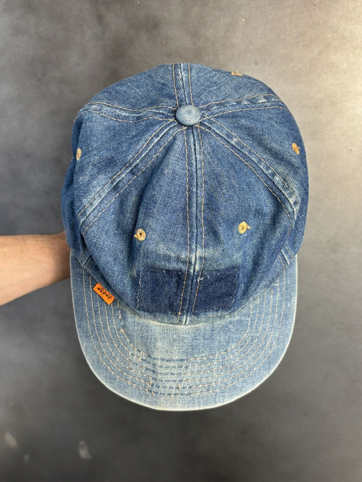 Levi's Vintage Levi's Hat Orange Tab 80s Denim Baseball Snapback Size ONE SIZE - 6 Thumbnail