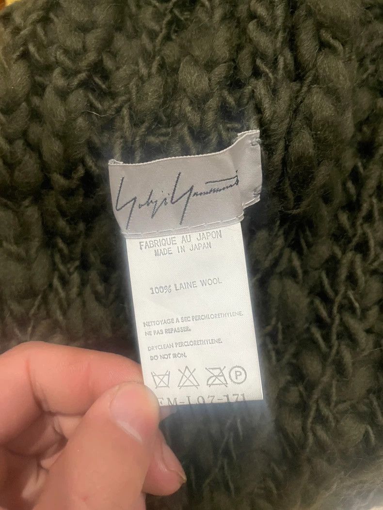 Yohji Yamamoto Yohji Yamamoto 02aw Yohji Yamamoto Wool Knit Scarf Size ONE SIZE - 3 Thumbnail