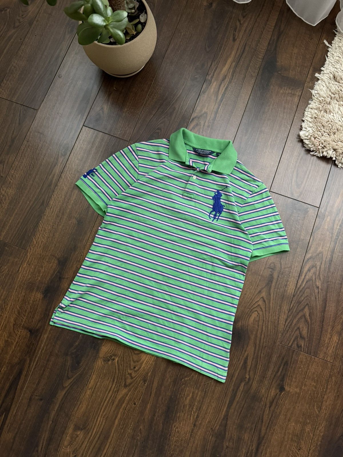 Ralph Lauren Polo Golf Ralph Lauren Polo Shirt Short Sleeve Striped Size US S / EU 44-46 / 1 - 1 Thumbnail