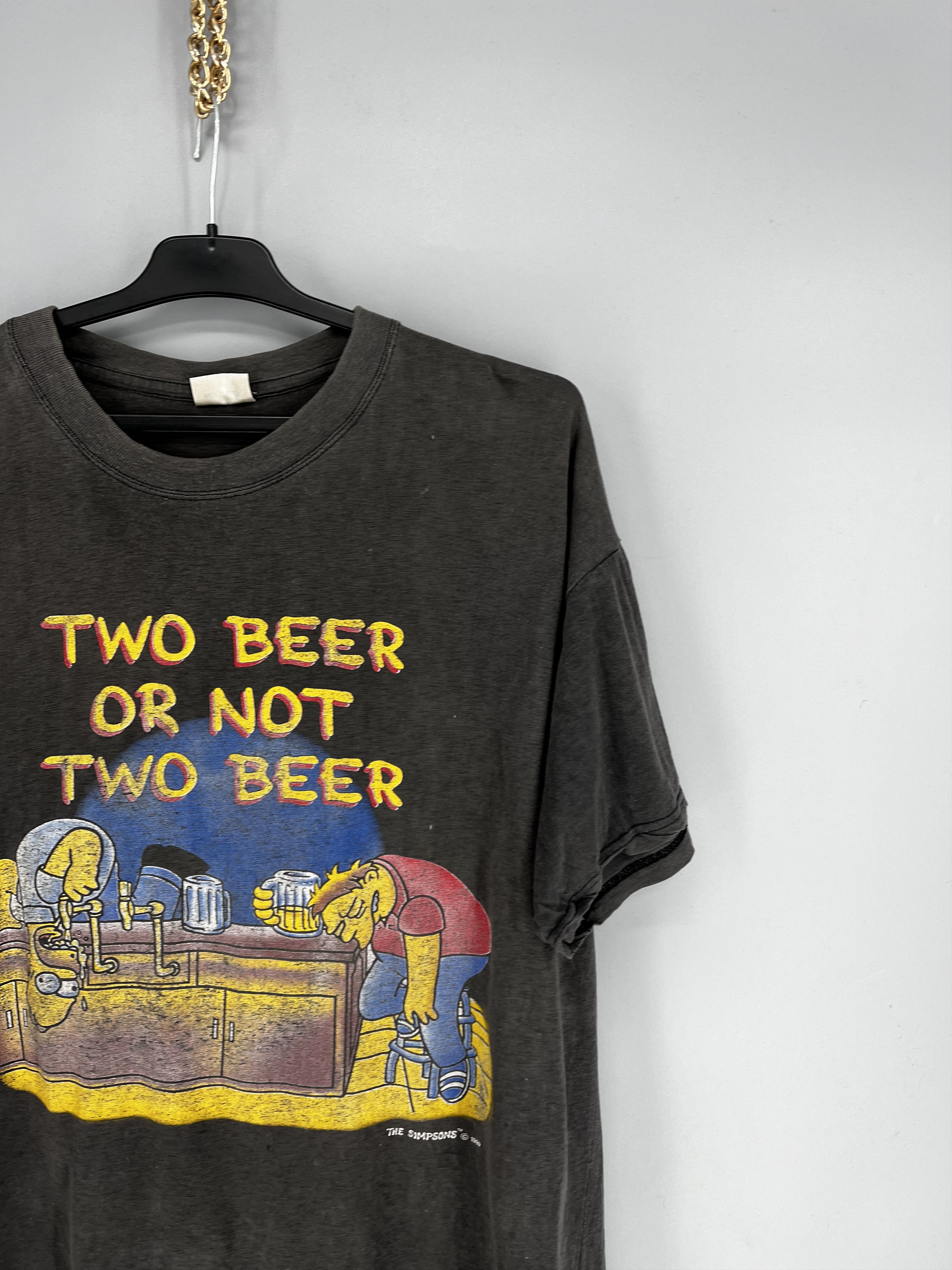 Other Vintage 1999 Simpsons Two Bear Or Not Two Bear T-shirt Size US XL / EU 56 / 4 - 5 Thumbnail