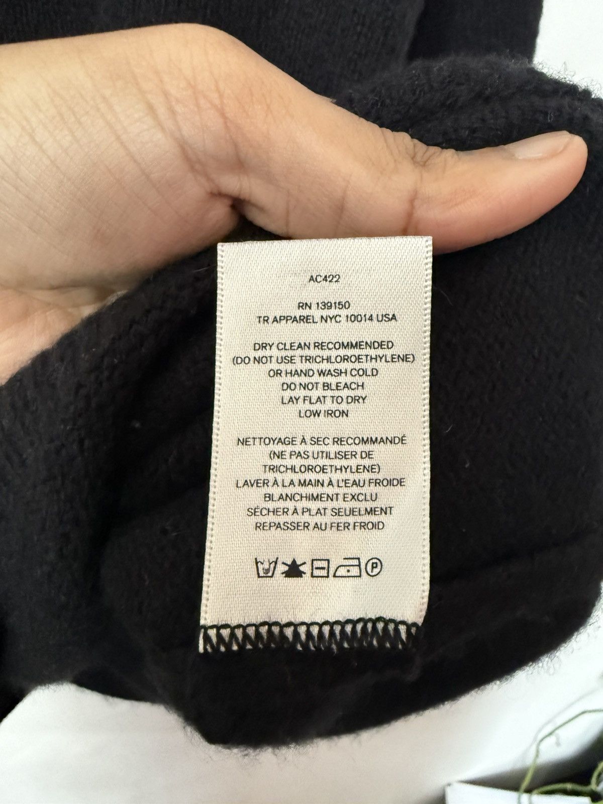 The Row THE ROW Black 100% Cashmere Hoodie Size US L / EU 52-54 / 3 - 3 Thumbnail