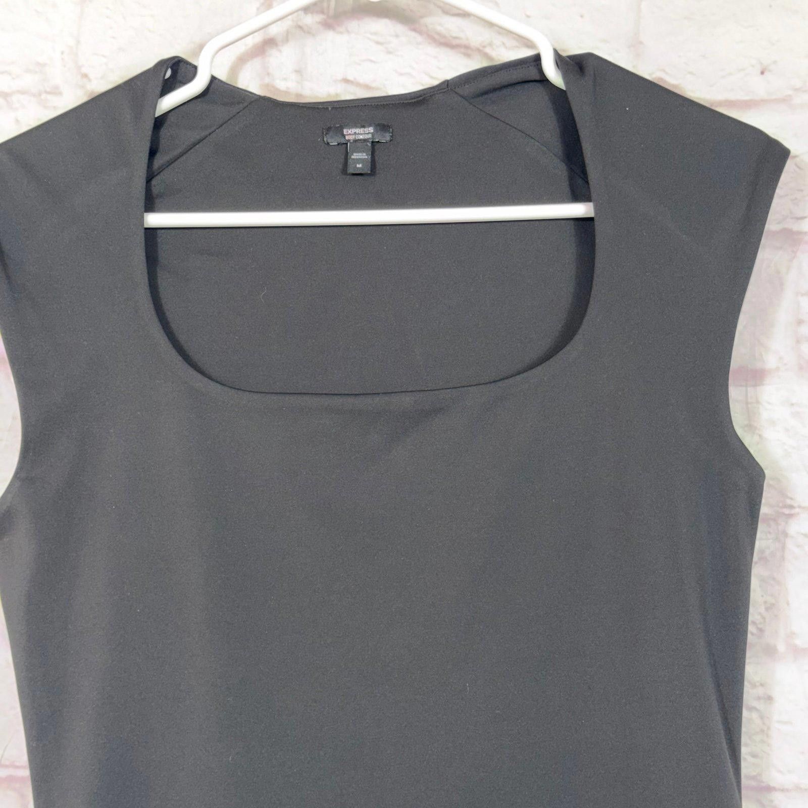 Express Express Body Contour Black Medium Bodysuit Size M / US 6-8 / IT 42-44 - 4 Thumbnail