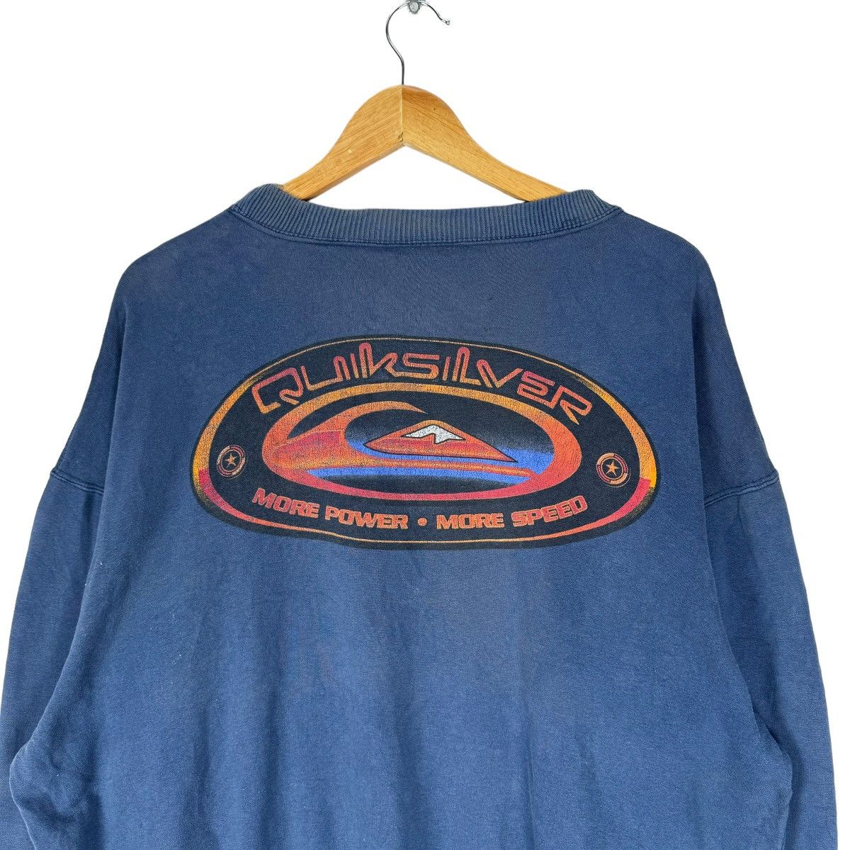 Quicksilver × Vintage ☀️VTG 90s QUICKSILVER SURF SWEATSHIRT CREWNECK Size US L / EU 52-54 / 3 - 5 Thumbnail