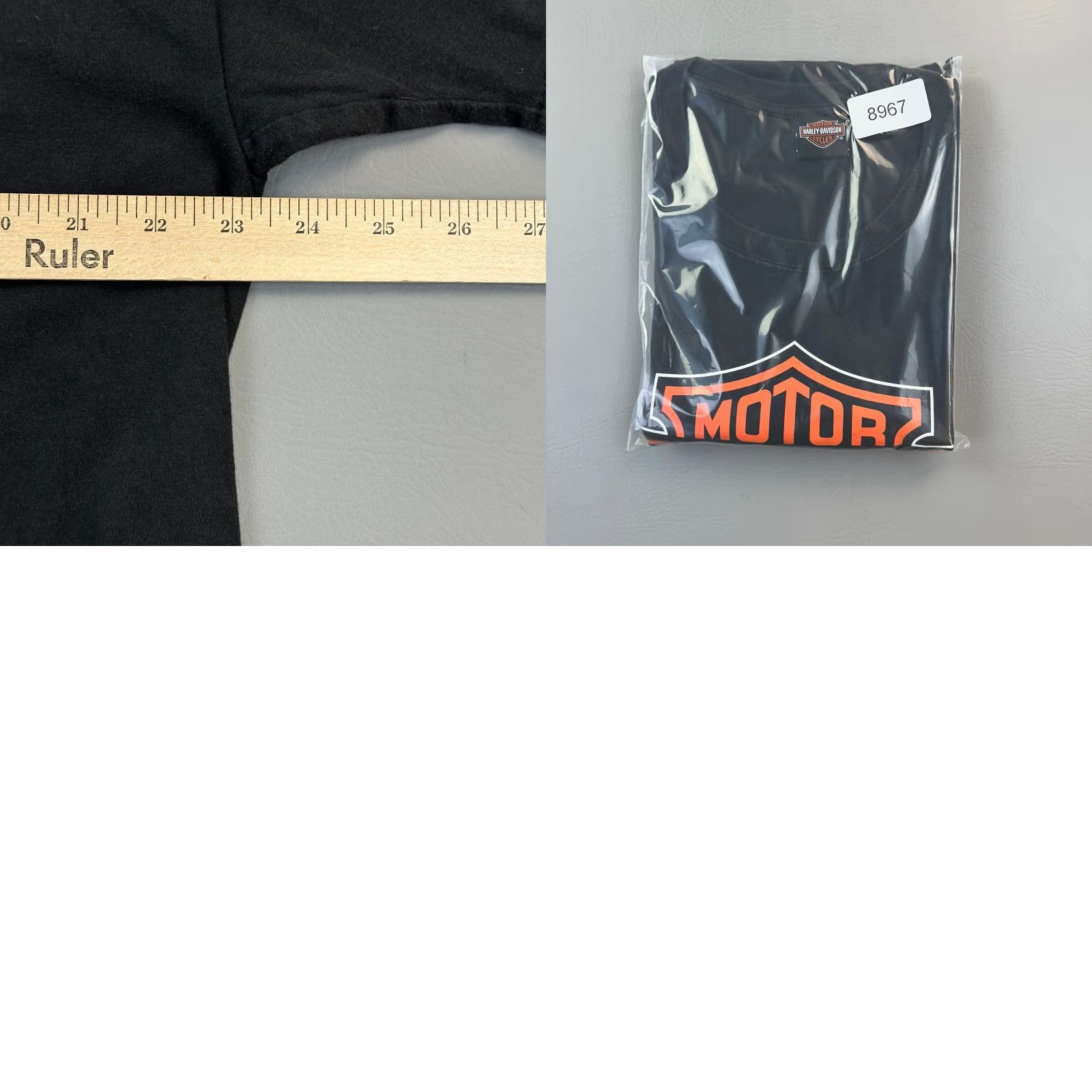 Harley Davidson Harley-Davidson Shirt Mens XL Black Logo Biker Motorcycle Crew Neck Short Sleeve T-Shirt Size US XL / EU 56 / 4 - 9 Thumbnail