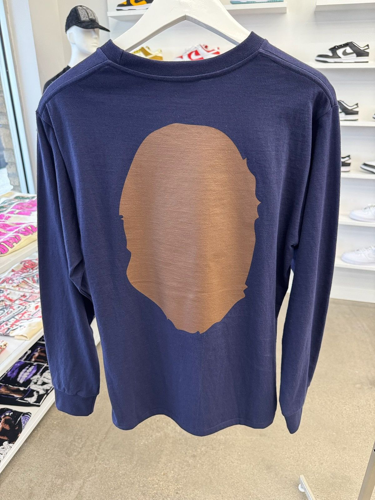 Bape Big Ape Head L/S Tee Size US L / EU 52-54 / 3 - 2 Thumbnail