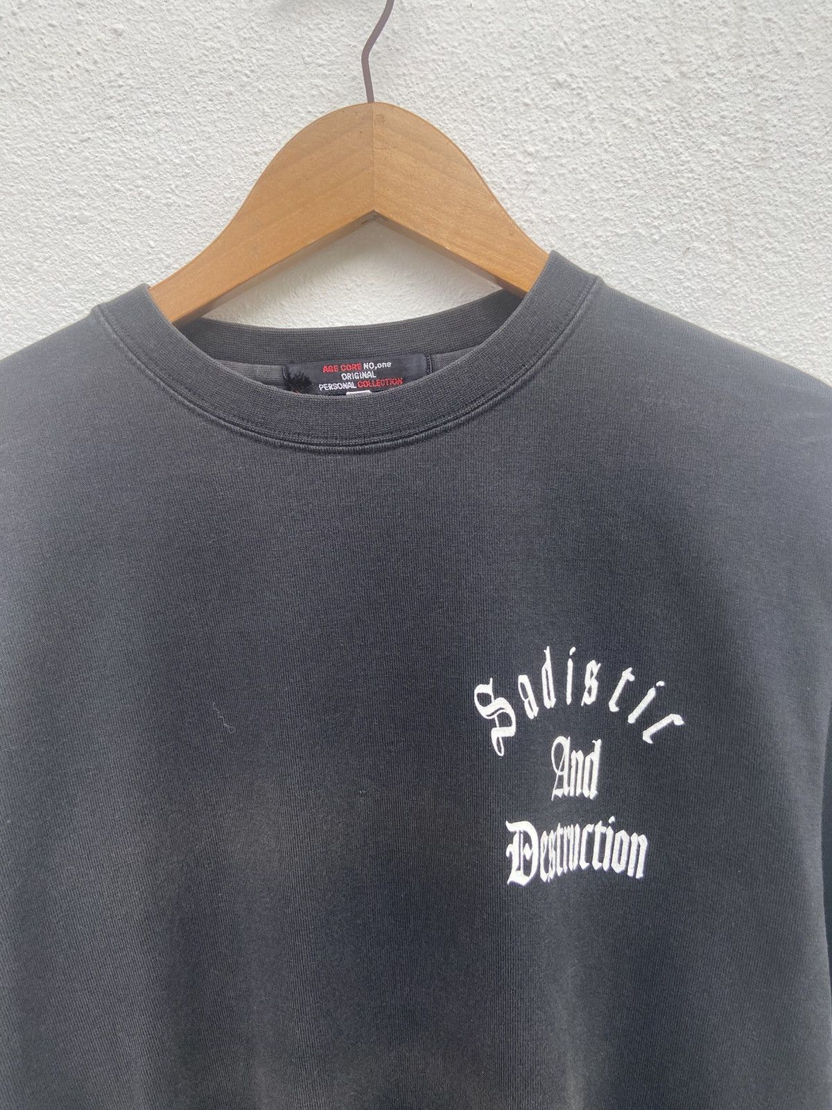 If Six Was Nine 🔥 Sadistic And Destruction t shirt long sleeve sun faded Size US M / EU 48-50 / 2 - 6 Thumbnail
