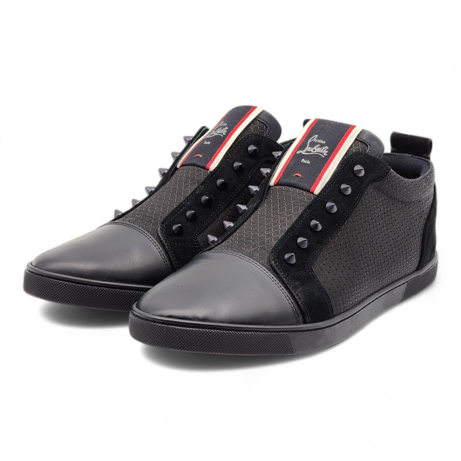 Christian Louboutin F.A.V Fique A Vontade Sneakers in Black Size US 8 / EU 41 - 1 Thumbnail