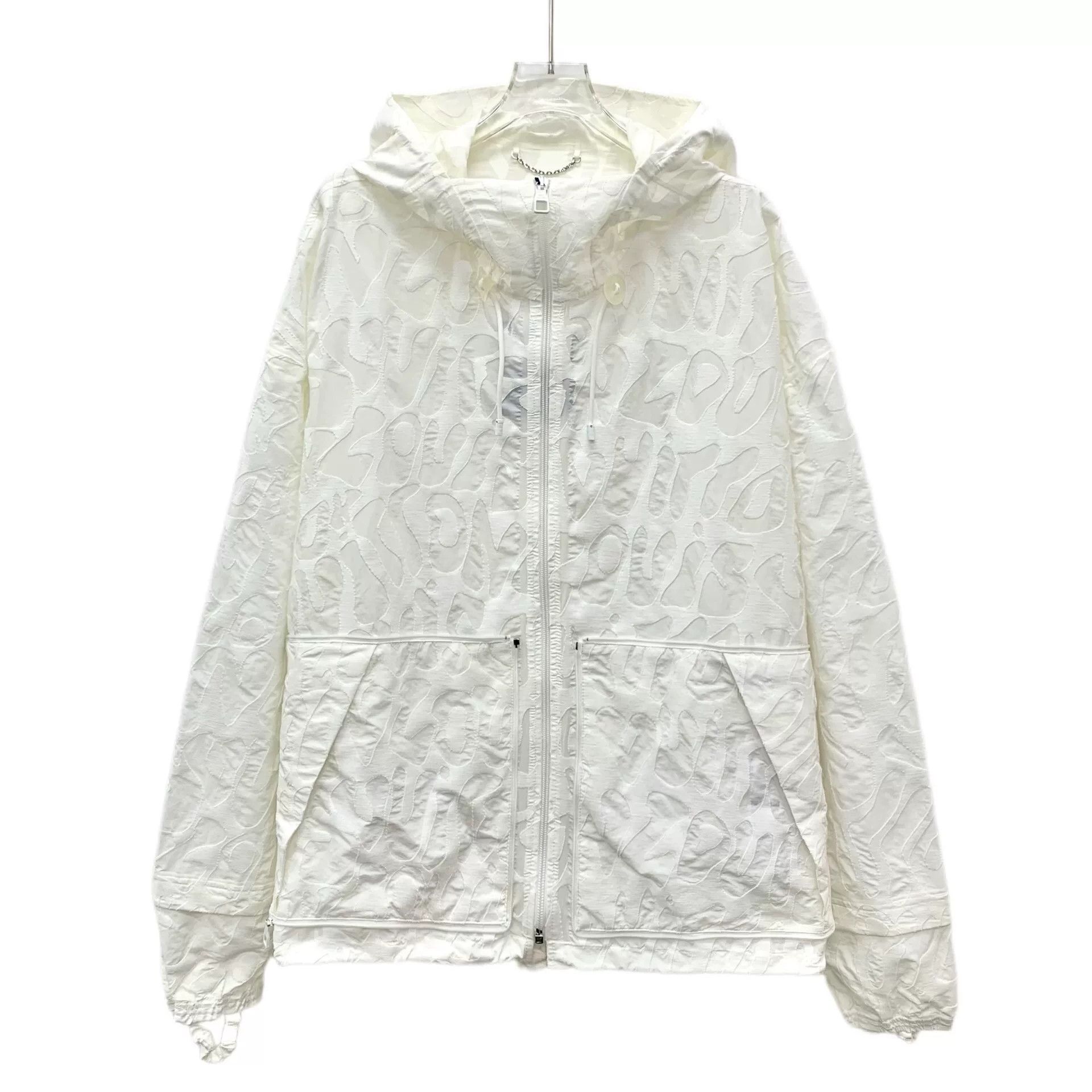 Louis Vuitton Louis Vuitton White Jacket L Women Size L / US 10 / IT 46 - 1 Thumbnail
