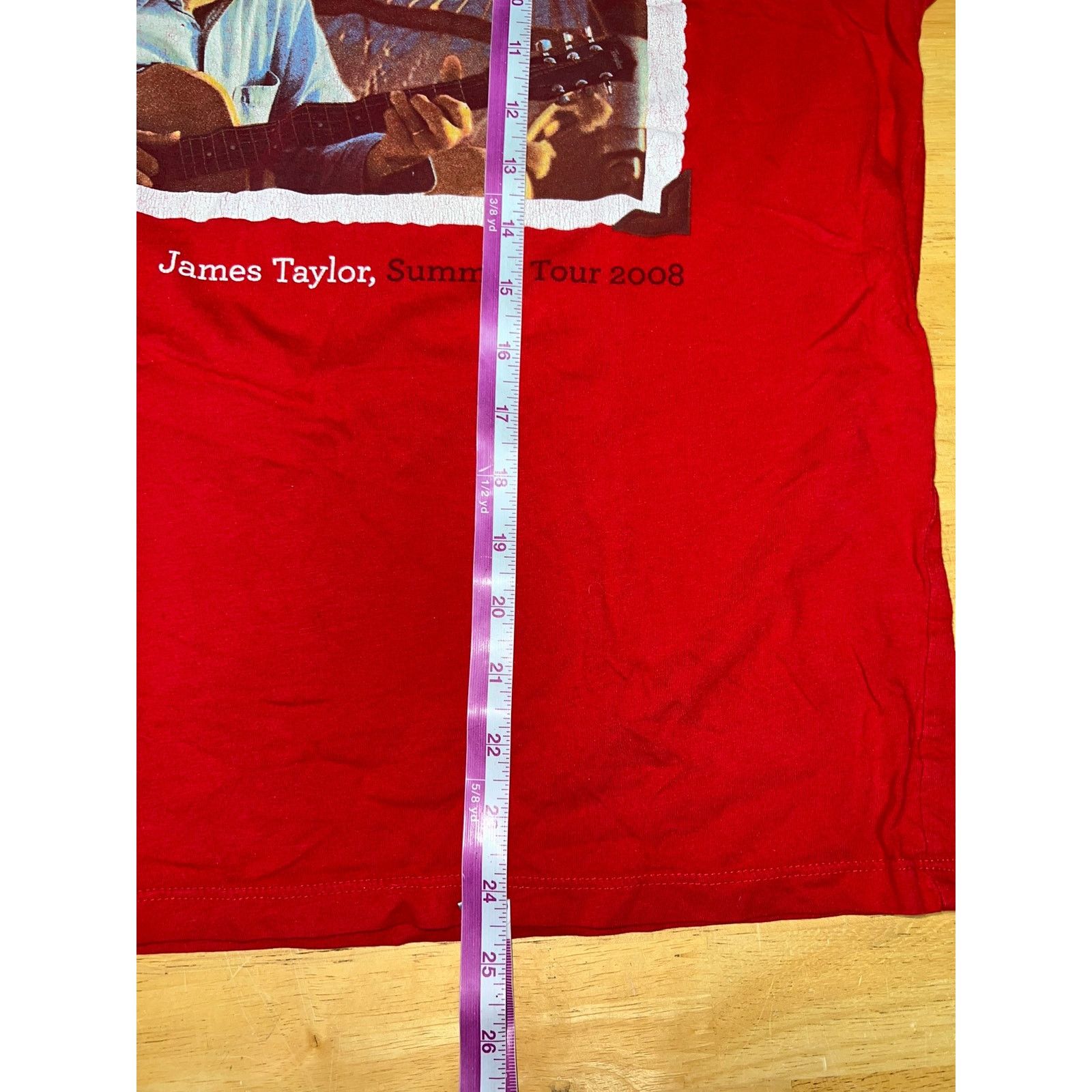 Alstyle Womens James Taylor Tour Shirt 2008 Band Of Legends Tee M Size M / US 6-8 / IT 42-44 - 10 Thumbnail