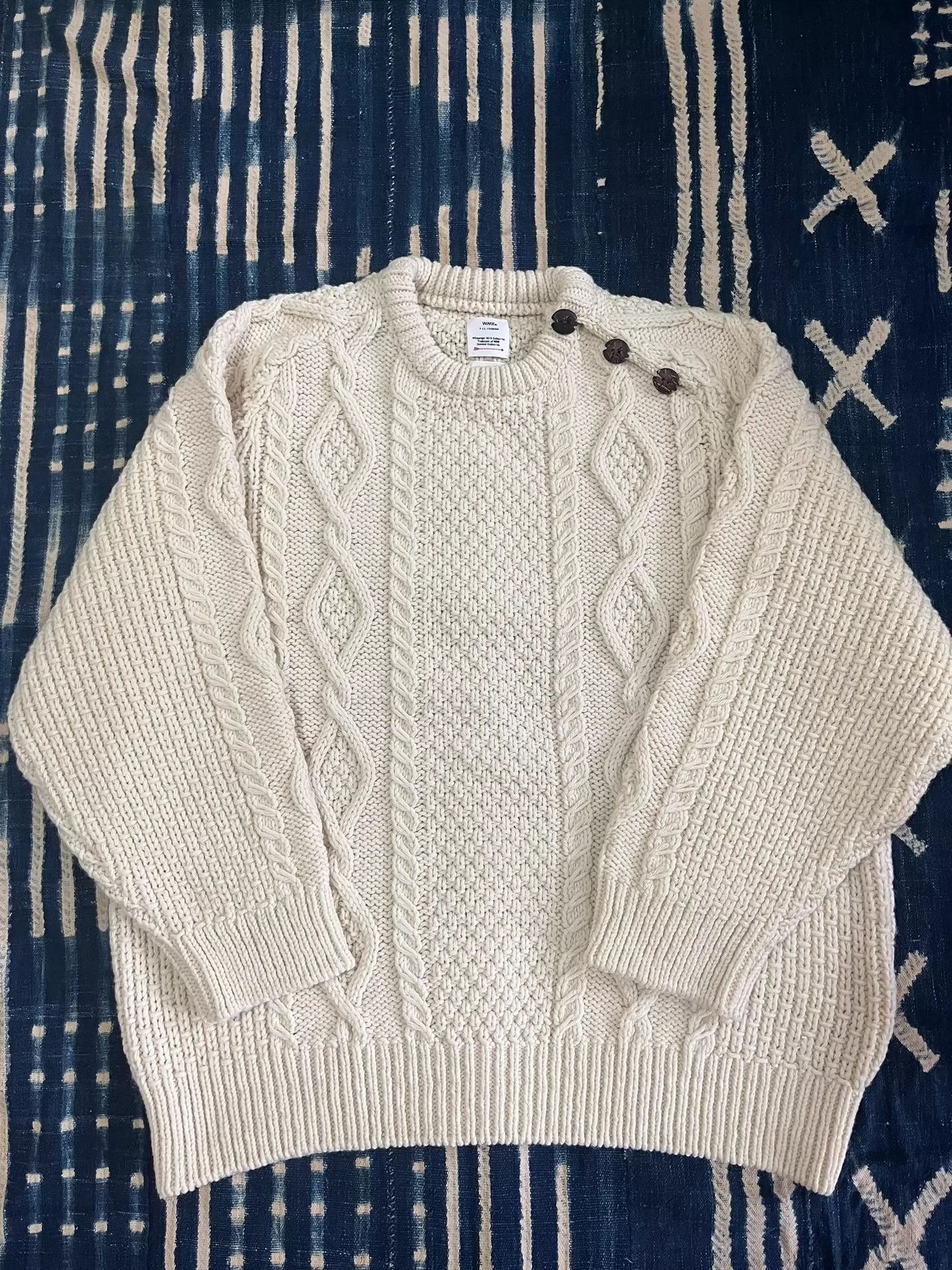 visvim BOLLARD CREW KNIT 20aw