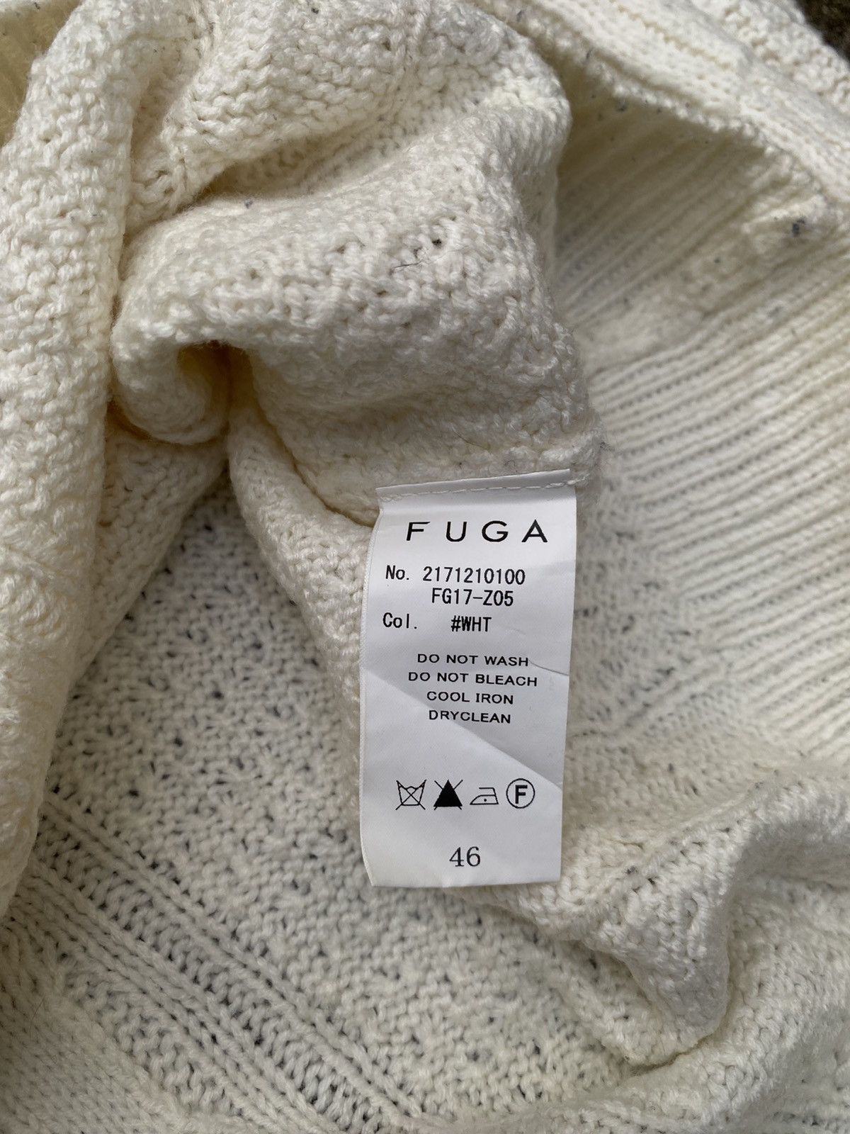 If Six Was Nine × Japanese Brand × Le Grande Bleu (L.G.B.) FUGA CABLE SWEATSHIRT KNIT Size US M / EU 48-50 / 2 - 4 Thumbnail