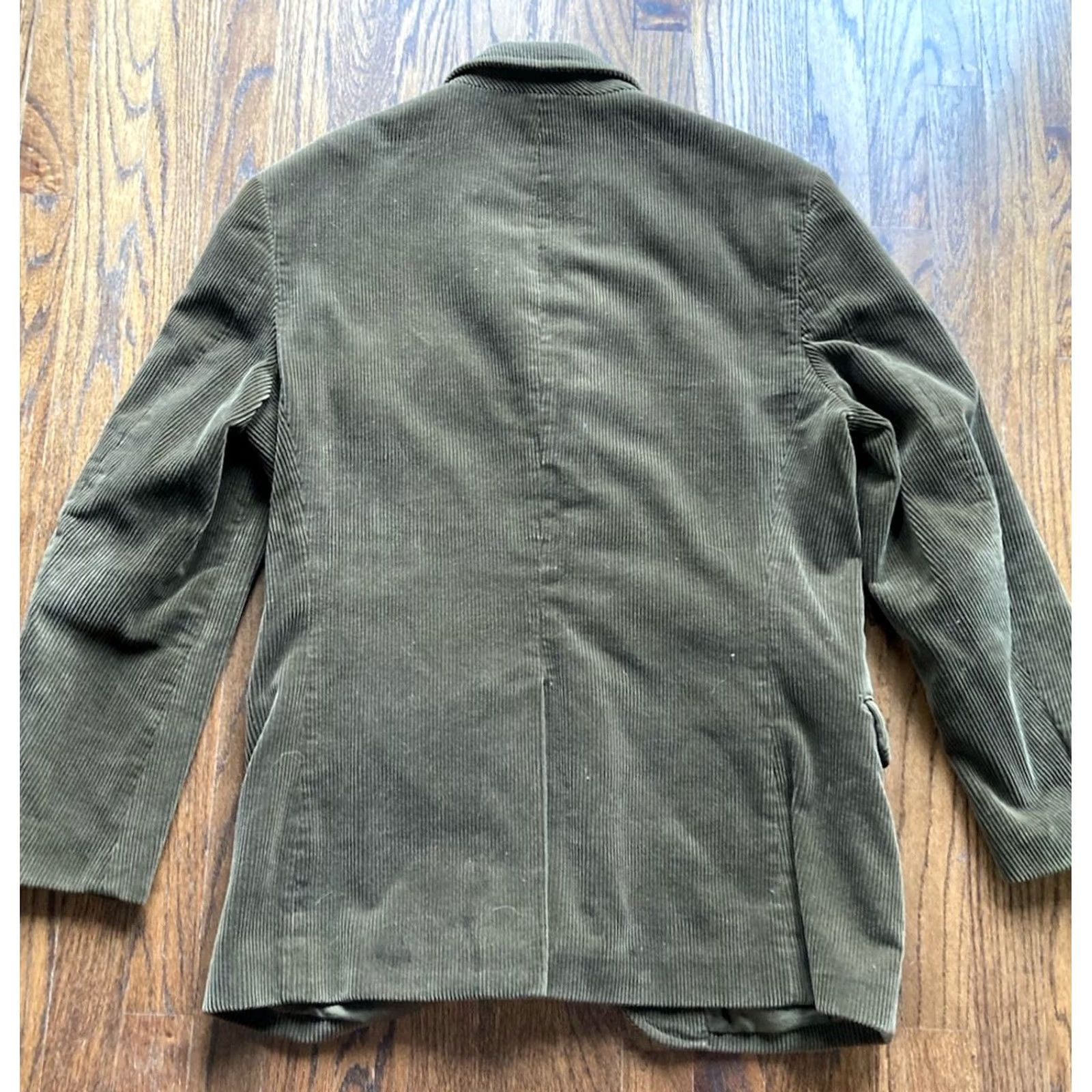 Polo Ralph Lauren VINTAGE Polo Ralph Lauren Jacket Mens L Green VTG Corduroy Blazer Button Thick Academia Size US L / EU 52-54 / 3 - 7 Thumbnail