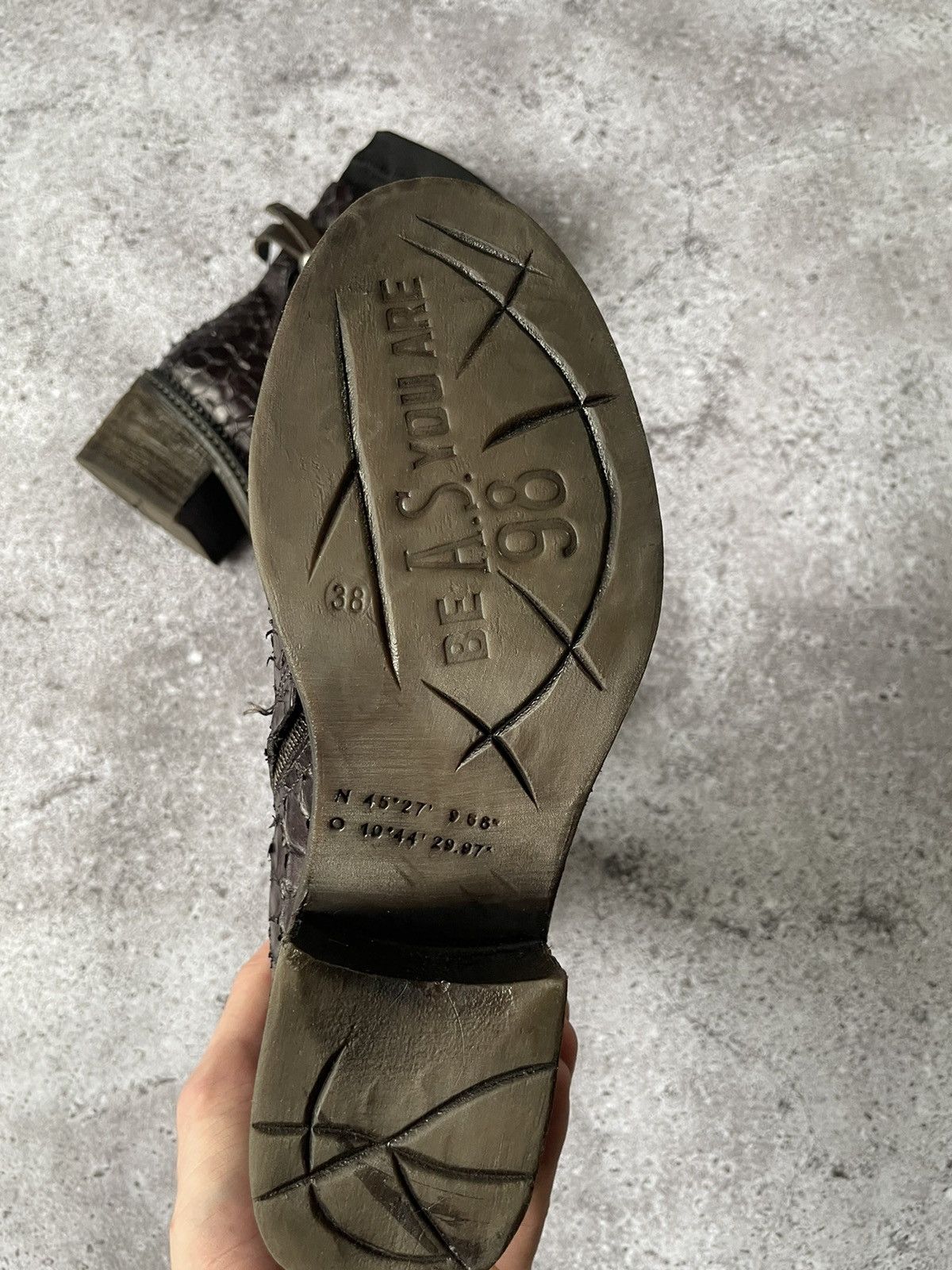 A.S.98 Airsteps A.S. 98 Vintage Leather Boots avant garde Size US 8 / IT 38 - 7 Thumbnail