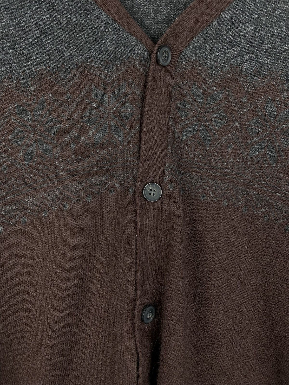 Allsaints × Japanese Brand Allsaints Scafell wool / alpaca men’s cardigan sweater Size US M / EU 48-50 / 2 - 9 Thumbnail