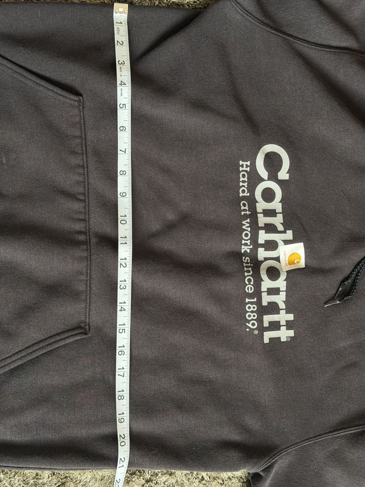 Carhartt Carhartt 2007 WIP Workwear Hoodie Sweatshirt Mens M Black Size US M / EU 48-50 / 2 - 4 Thumbnail