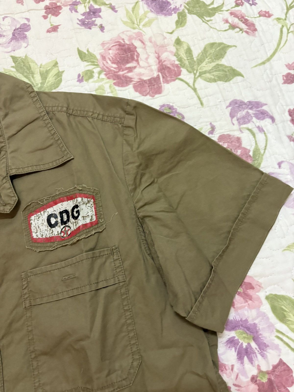 Comme des Garcons CDG Chambray Army Shirt 63 Racing Junya Watanabe Size US L / EU 52-54 / 3 - 11 Thumbnail