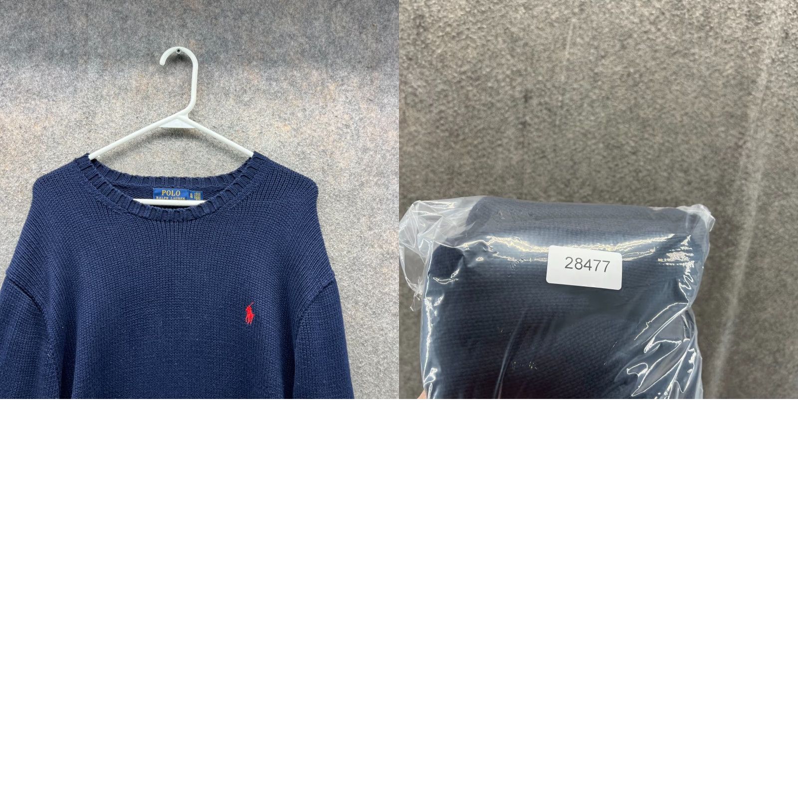 Polo Ralph Lauren VINTAGE Polo Ralph Lauren Sweater Mens XL Blue Navy Pullover Fleece Pony Knit Crew Neck Size US XL / EU 56 / 4 - 9 Thumbnail