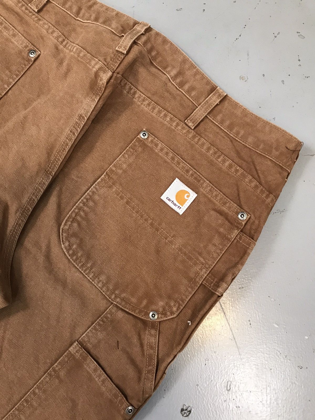 Carhartt × Vintage Vintage Carhartt WB136 BRN double knee denim Size 40" / US 18 - 8 Thumbnail