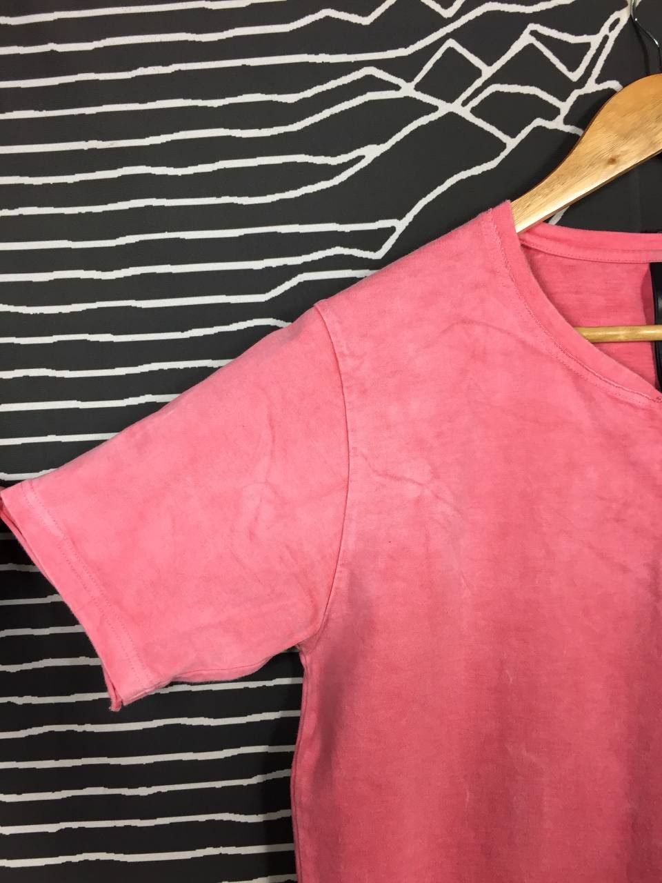Japanese Brand × wjk Wjk Japanese Avantgarde Cut Edge Basic Plain Henley Neck Tee Size US L / EU 52-54 / 3 - 5 Thumbnail