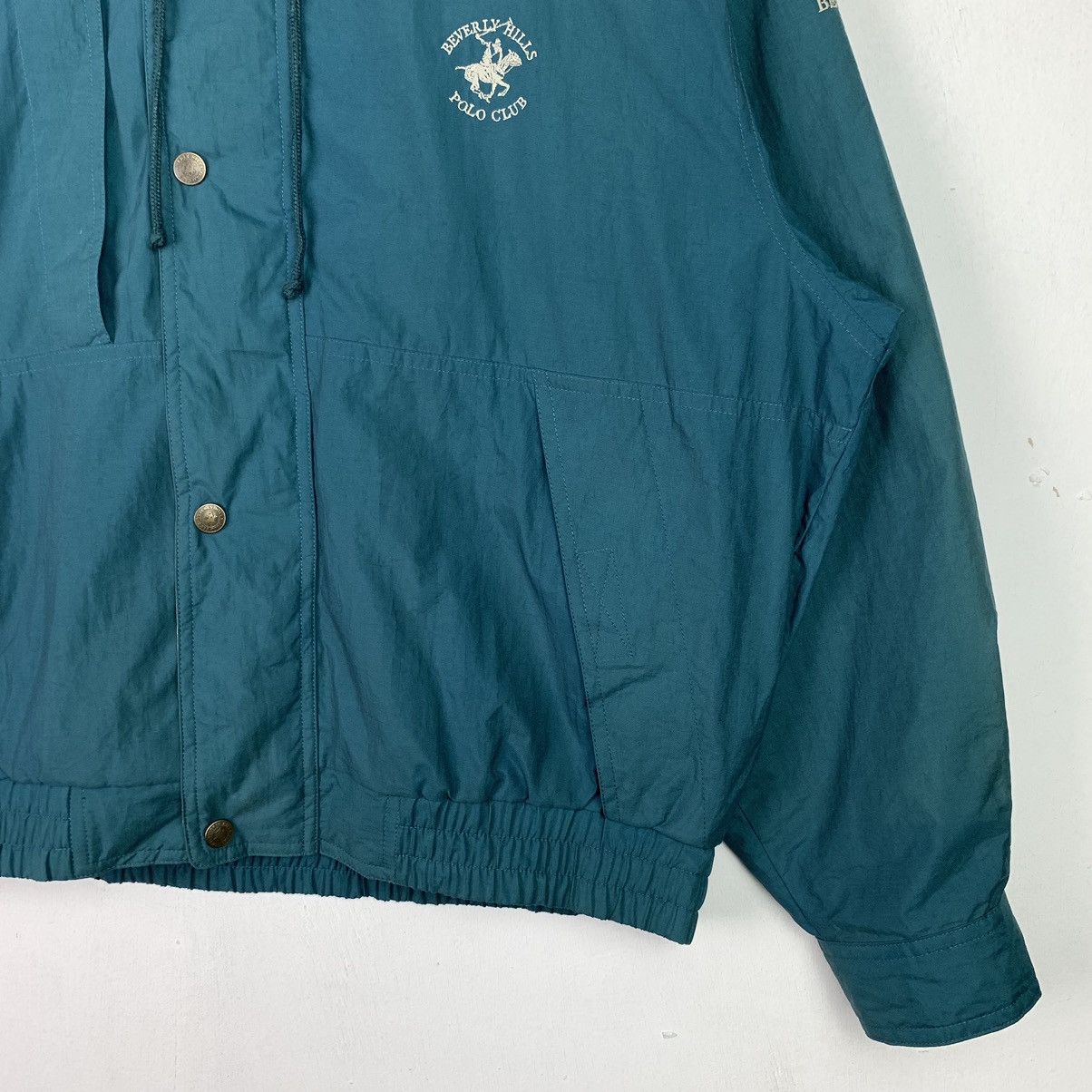 Beverly Hills Polo Club × Japanese Brand × Vintage Vtg Beverly Hills Polo Club MiniLogo Embroidery Light Jacket Size US M / EU 48-50 / 2 - 4 Thumbnail