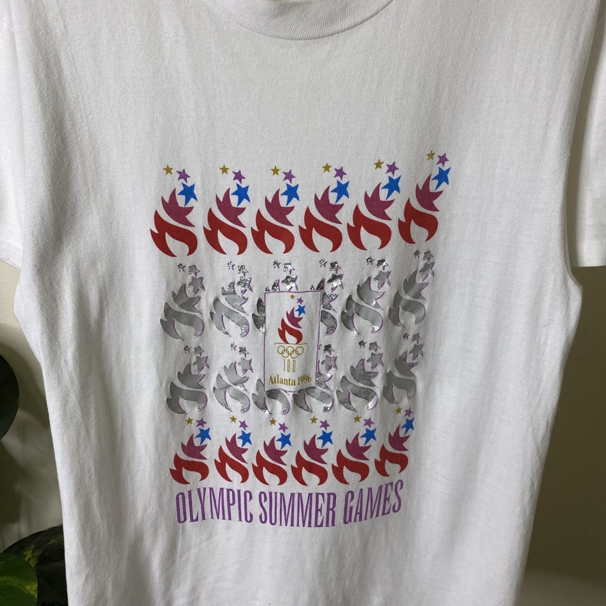 USA Olympics 1996 Atlanta Summer Olympic Games T Shirt Size US M / EU 48-50 / 2 - 2 Thumbnail