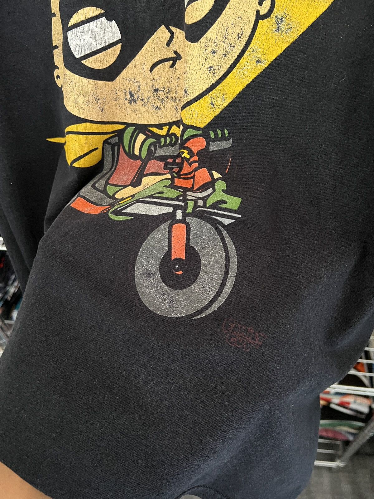 DC Comics 2000s Family Guy Stewie Batman Robin Parody Cartoon Tee Size US L / EU 52-54 / 3 - 3 Thumbnail