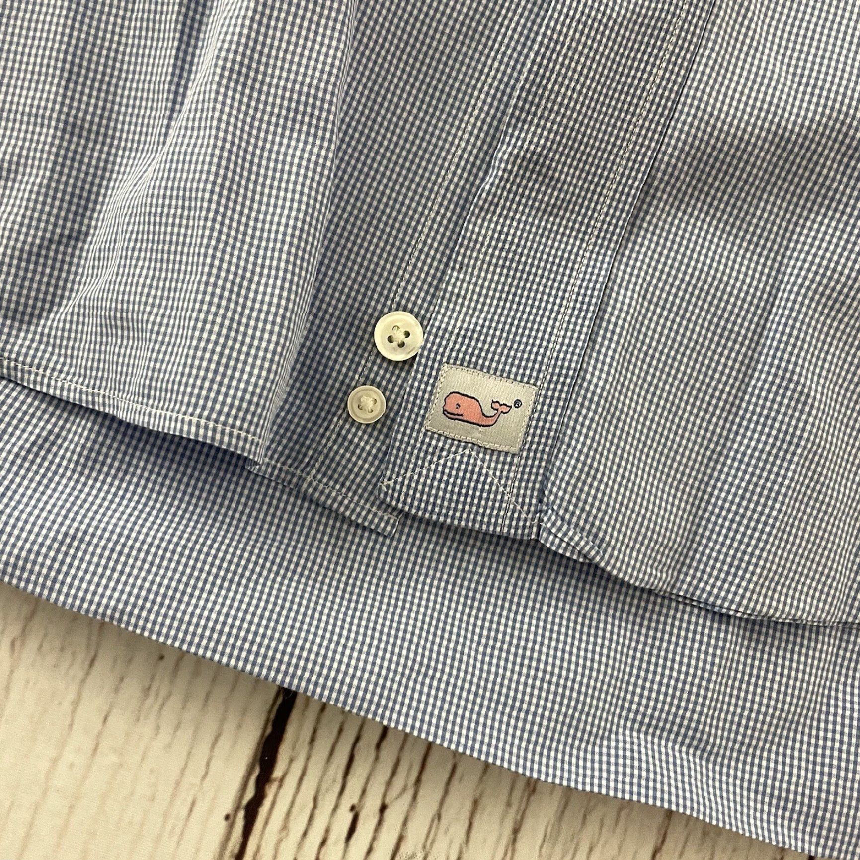 Vineyard Vines Vineyard Vines Murray Long Sleeve Button Front Shirt Men's Medium Blue Shirt Size US M / EU 48-50 / 2 - 2 Thumbnail