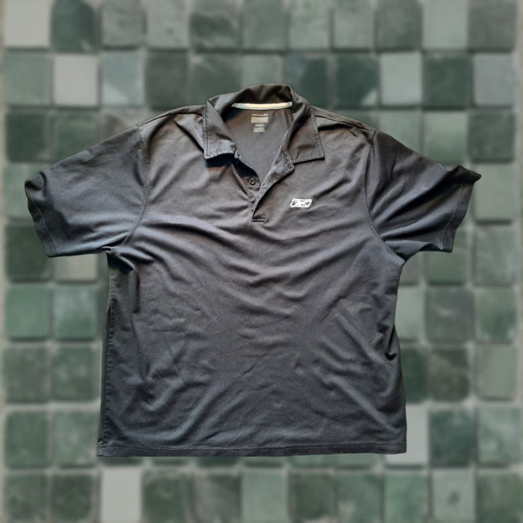 Reebok Reebok Golf Short Sleeve Shirt Mens XL Black Polo Breathable Athletic Casual Golf 90s? Size US XL / EU 56 / 4 - 1 Thumbnail
